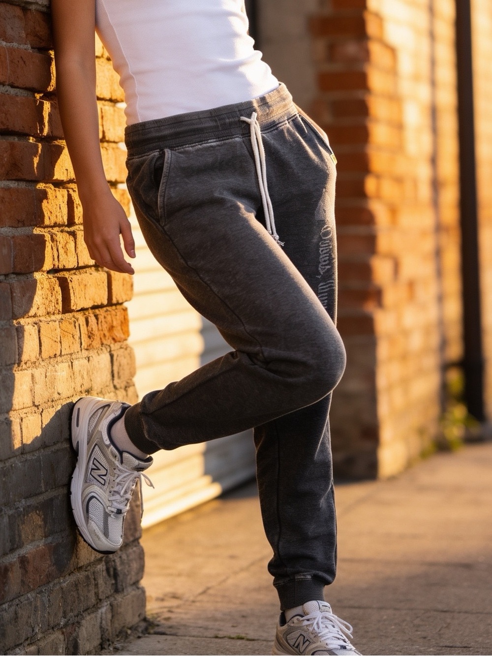 Blue 84 | National Military Museum Charcoal Gray Drawstring Jogger Pant | S